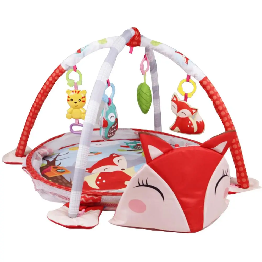 

Large Baby Gym Play Mat Toddler Game Pad With Protective Nets Full Growth Toy Skin-friendly Non-toxic For Newborn Toddler Gift