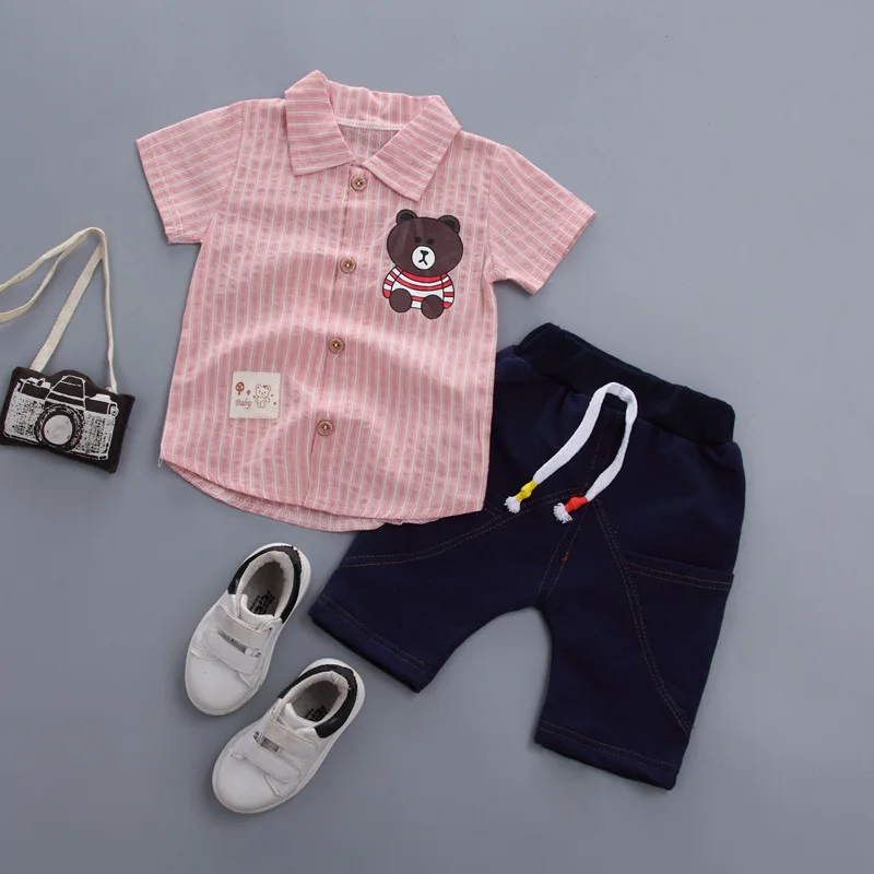 Летняя одежда для маленьких мальчиков комплект одежды 18-24 месяцев картонный