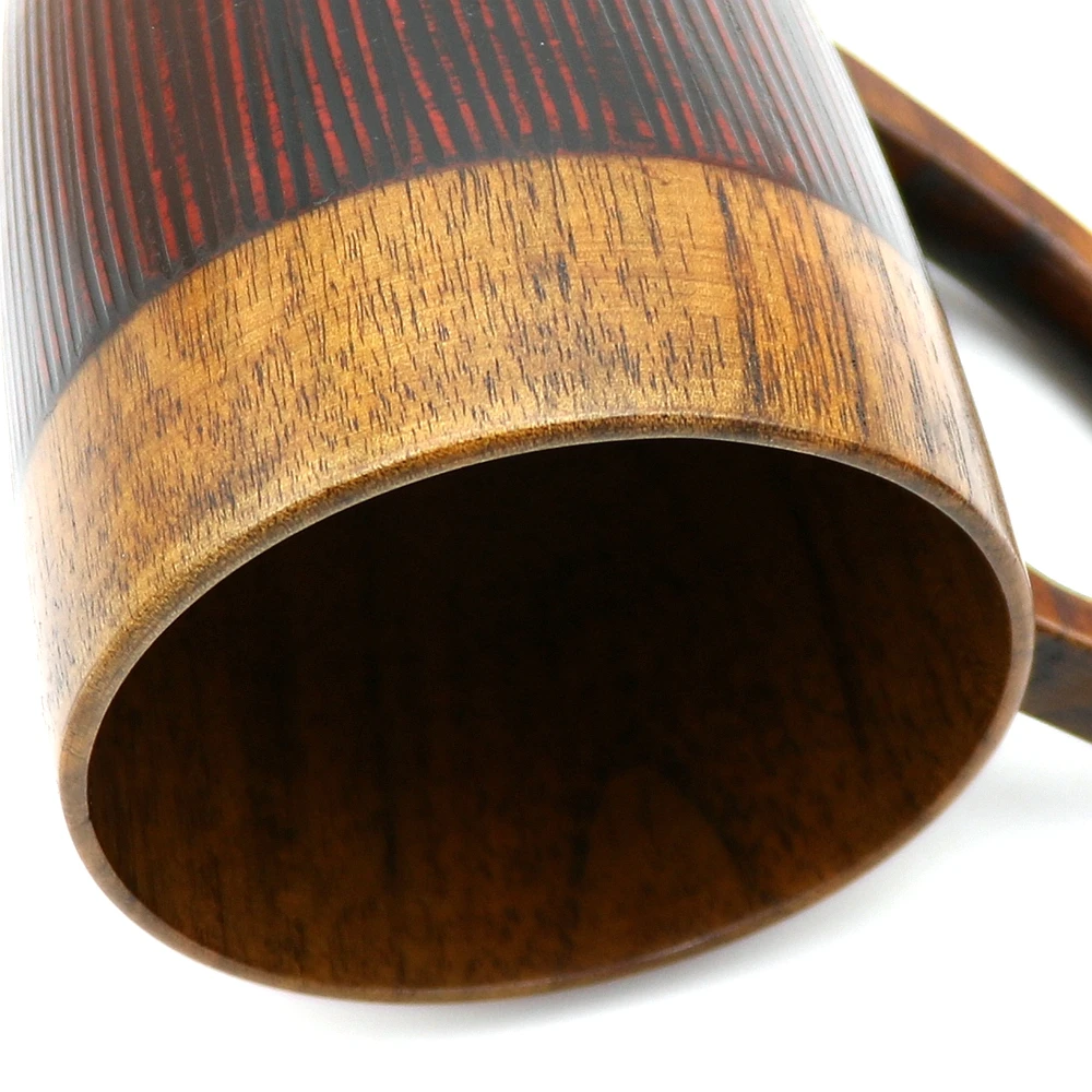 Деревянная чашка ручной работы деревянная кружка для кофе чая пива сока молока