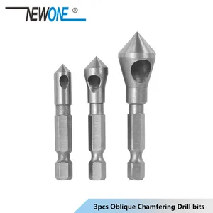 Сверло с прямоугольным шестигранным хвостовиком, 14 дюйма, 3 шт.набор