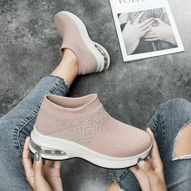 Женские теннисные туфли сезон весна 2022 дешевая дышащая сетчатая Нескользящая