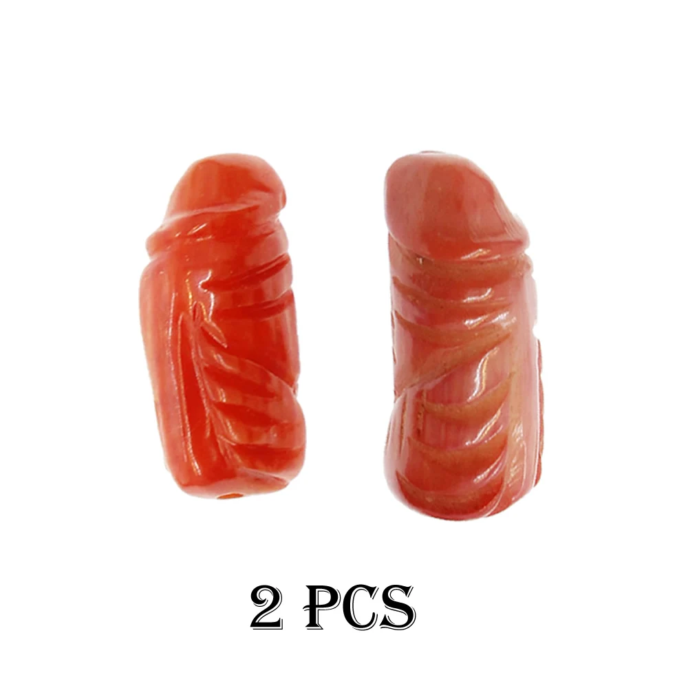 Красная Коралловая Подвеска из натурального морского бамбука резной коралл в