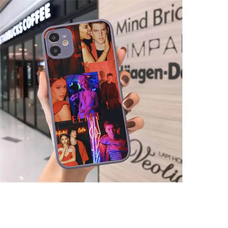 

Spanish TV series Elite Phone Case Matte Transparent for iPhone 7 8 11 12 s mini pro X XS XR MAX Plus cover funda