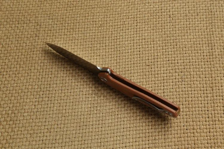 DICORIA YX 751 складной нож шарикоподшипник 14C28N лезвие льняная Ручка Кемпинг Охота