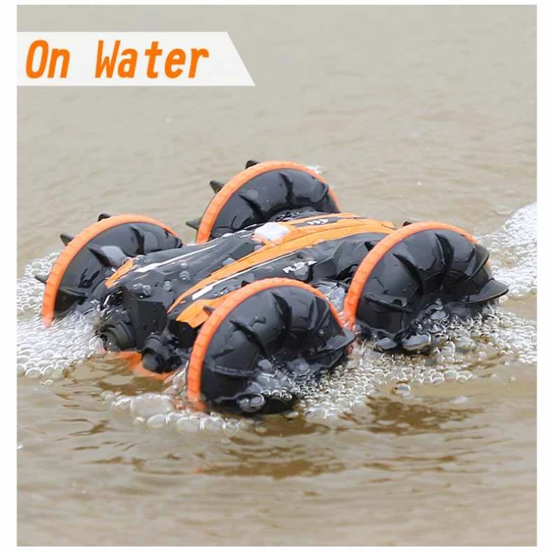 Двусторонний автомобиль амфибия с дистанционным управлением вращение на 360