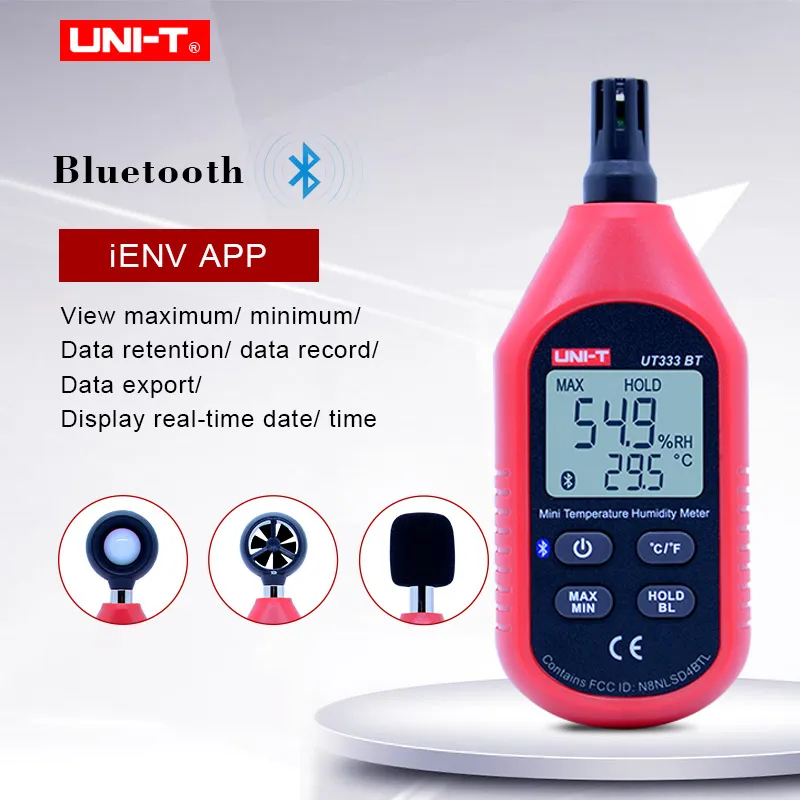 UT333BT Измеритель температуры и влажности UT353BT цифровой измеритель уровня звука