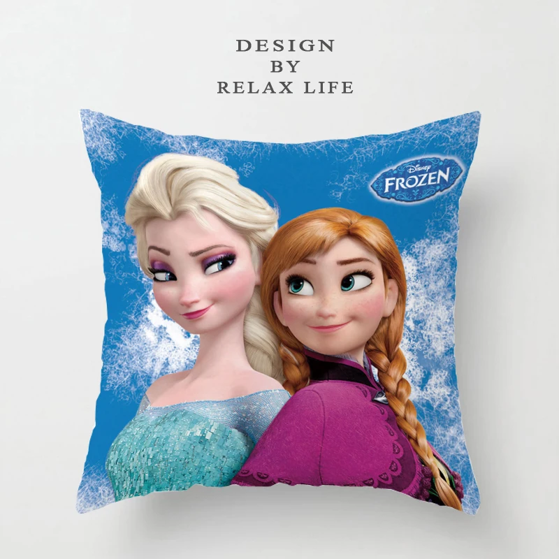 Чехол для подушки из мультфильма Disney Холодное сердце 2 коллекция Эльзы и Анны