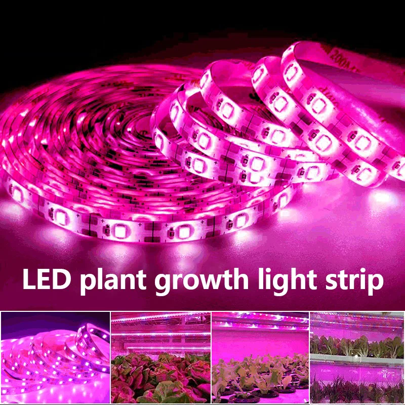 

LED Grow Light Strip DC5V 0.5-3M Full Spectrum USB Interface Waterproof Plant Light To Promote Growth For Indoor Planting