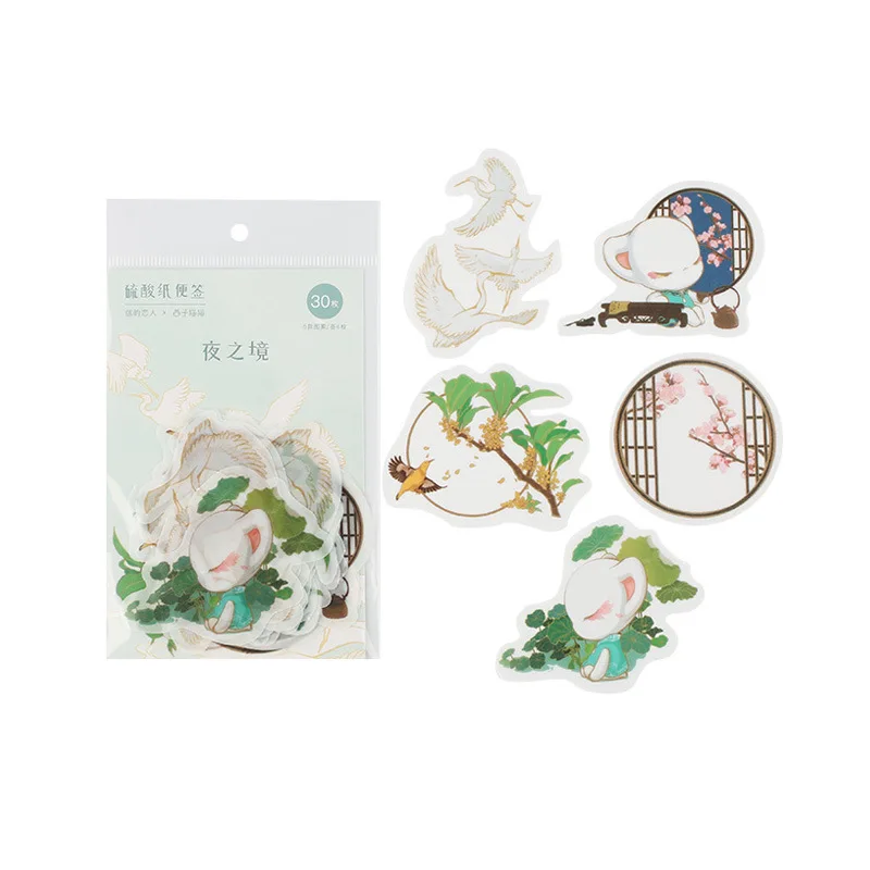 

20 set/lot Memo Pads Sticky Notes cat series Paper diary Scrapbooking Stickers Office School stationery Notepad