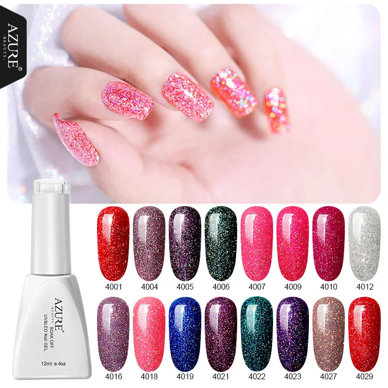 Azure beauty 16 шт./лот блестящий неоновый светодиодный Гель-лак для ногтей набор