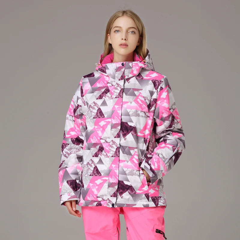 Акция! Женская лыжная куртка холодная зимняя уличная для сноуборда