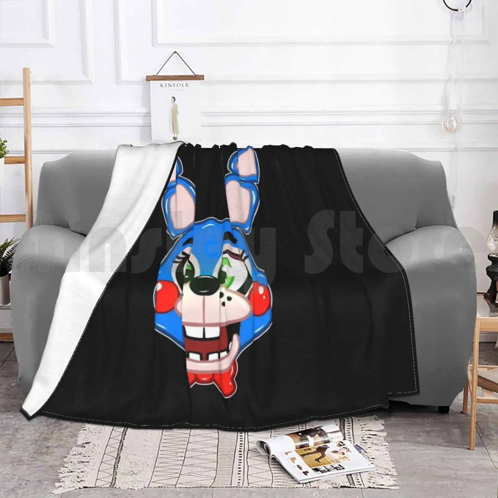 Одеяло для диван-кровати путешествий Fnaf Five Nights At Toy Bonnie