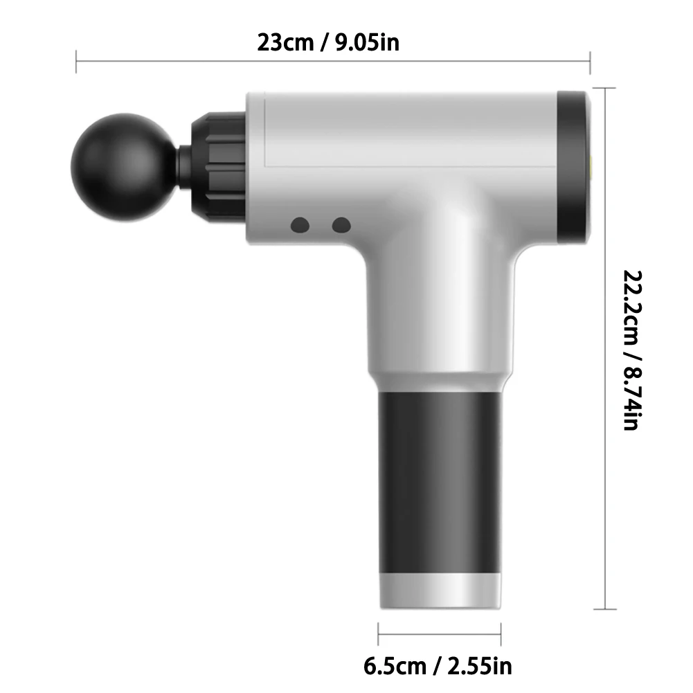 

2020 New Muscle Massage Gun Sport Therapy Massager Body Relaxation Pain Relief Slimming Shaping Massager 4 Heads With Bag