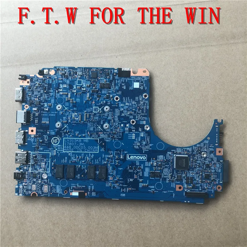 Verkauf MB 5B20Q60093 Para Lenovo V330-15IKB Laptop Motherboard I7-8550U RAM 4G LV315KB MB 17807-3M REV:F DDR4 100% Probado
