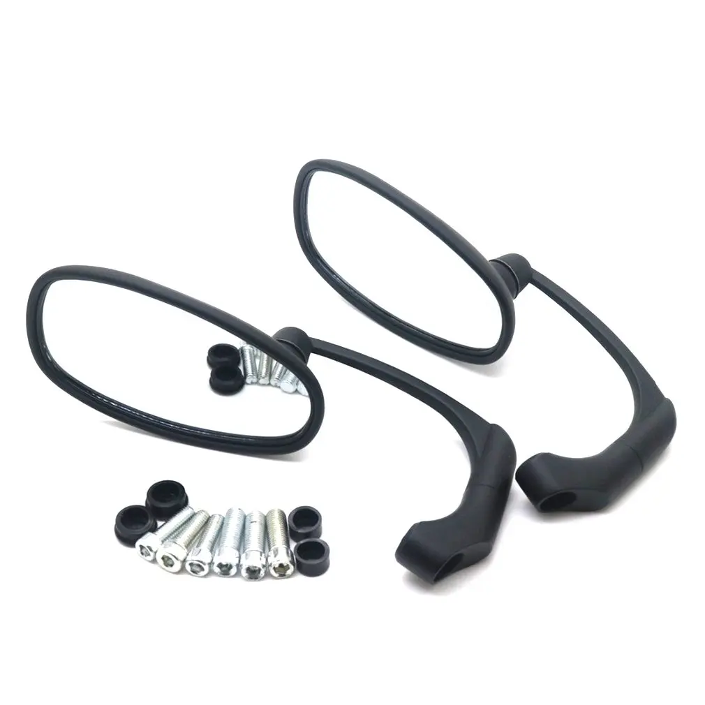 

Мотоциклетное черное зеркало заднего вида в стиле ретро, овальное зеркало заднего вида E9 Mark для GN/ CG Cafe Racer, мотоциклетные зеркала заднего ви...