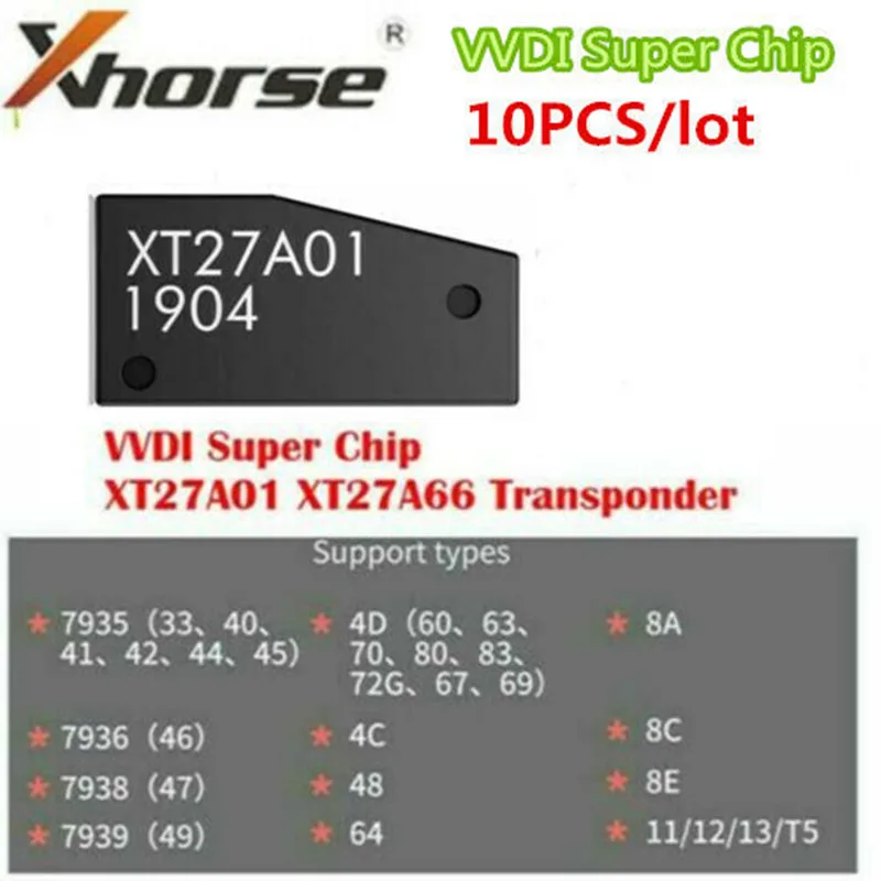 Автомобильный Противоугонный чип KEYECU 10 шт./лот VVDI supermode chip / XT27A66 Convertible 4C 4D 44 46 47 48 49