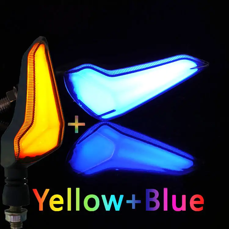

Motorcycle Dynamic Turn Signals Indicator Lights Amber 12V Led Light