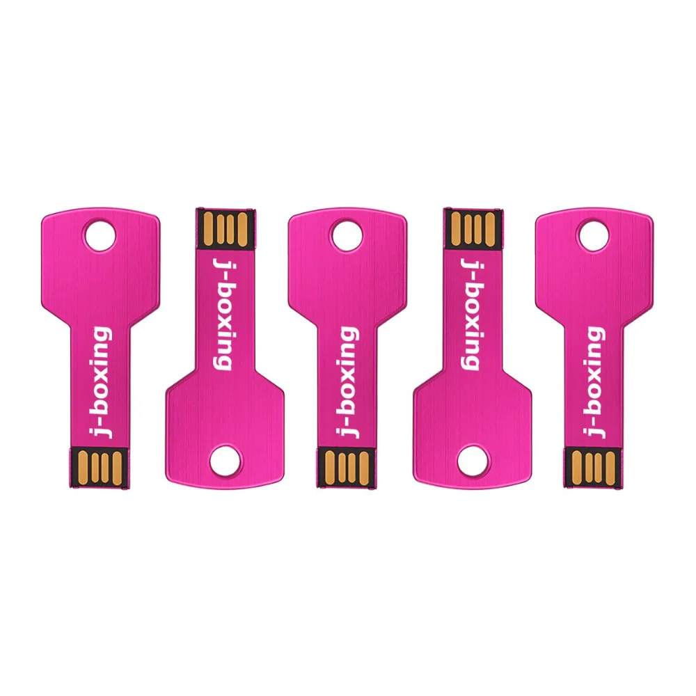 J-бокс, 5 шт., USB флеш-накопитель, форма ключа, флешка, 8 ГБ, 16 ГБ, 32 ГБ, USB флешки, флешки для хранения, цветные, 1 ГБ, 2 ГБ, 4 Гб