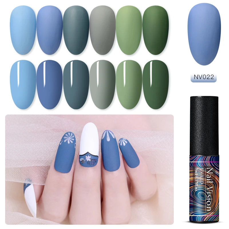 УФ Гель-лак для ногтей Vision 5 мл матовый Цветной необходимый Матовый верхний слой