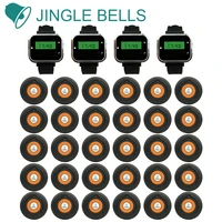 jingle bells wireless restaurant calling systems 30 transmitters 4 watch pager guest waiter call buttons table buzzers