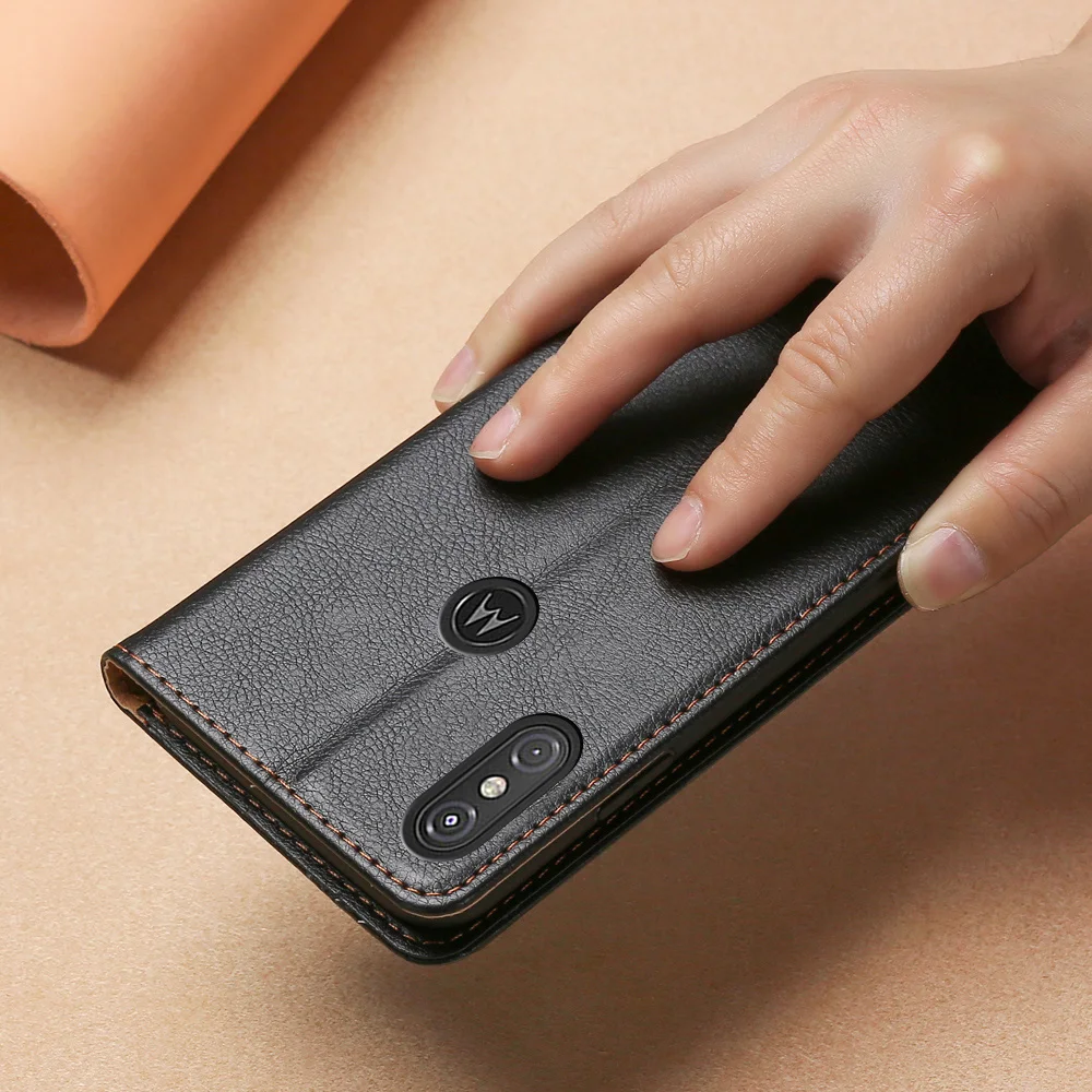 Модный чехол кошелек для Motorola Moto P30 Note кожаный силиконовый накладка One Power флип с