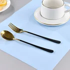 1 шт. нескользящий коврик для обеденного стола, однотонный силиконовый Теплоизоляционный Прямоугольный Коврик для посуды, коврик для выпечки в скандинавском стиле