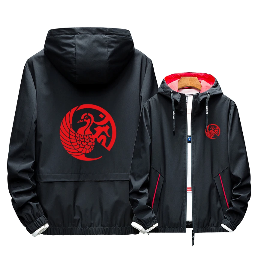 Summer Thin Hoodie Touken Ranbu Online Cosplay Role Gotoutoushirou Print Zipper Luminous Casual Jacket Sport Loose Men Coat | Мужская