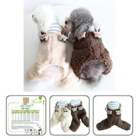 portable durable cute deer decor dogs pajamas costume lightweight pet clothes eye catching pet supplies