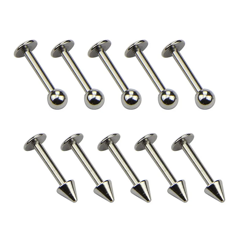 49pcs/set Tongue Ring Nose Eyebrow Lips Septum Forceps Piercing Needles Body Jewelry Jewellery Kits Sets | Украшения и аксессуары