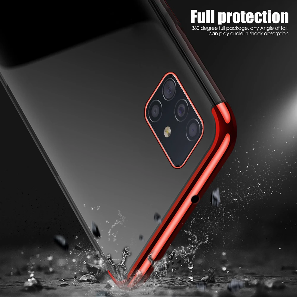 Чехлов из термопластичного полиуретана (TPU чехол для samsung Galaxy A71 A51 A90 A80 A70 A50S A50 A40 A30S
