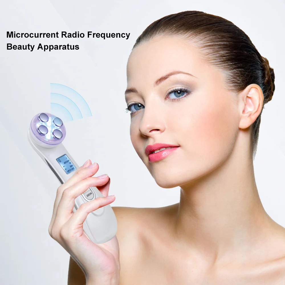 Массажер для лица мезотерапия радиочастотный массажер светодиодный фотон