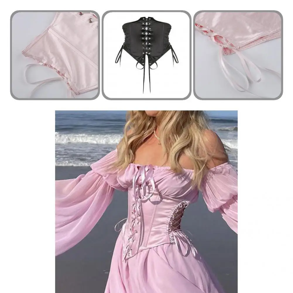 

Women Corset Useful See Through Women Corset Elegant Exquisite Lady Bustier