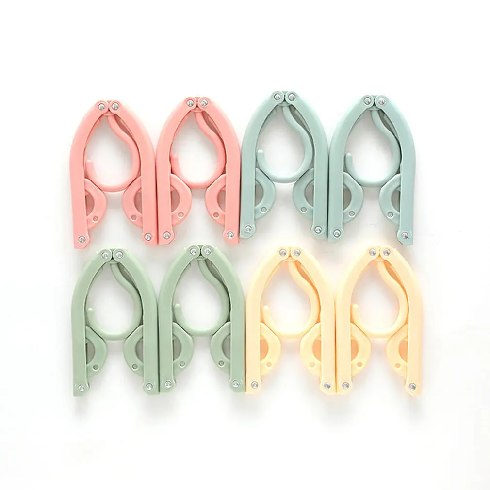 

8 шт., складные пластиковые вешалки для одежды