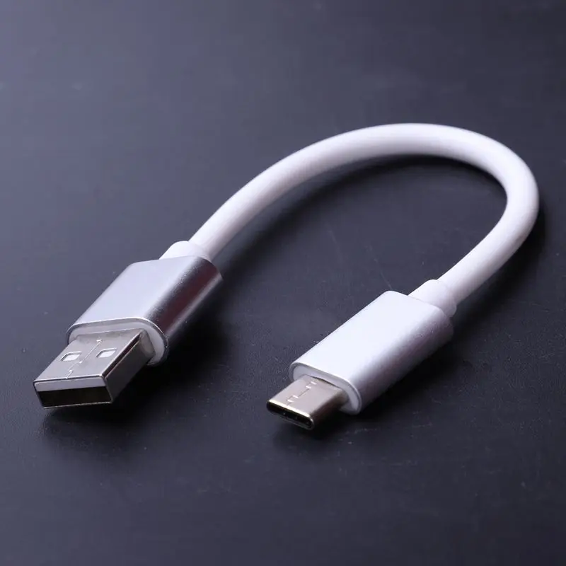 Короткий 10 см Usb C 3 1 Тип папа 2 0 A Мужской кабель для зарядки данных|Аксессуары