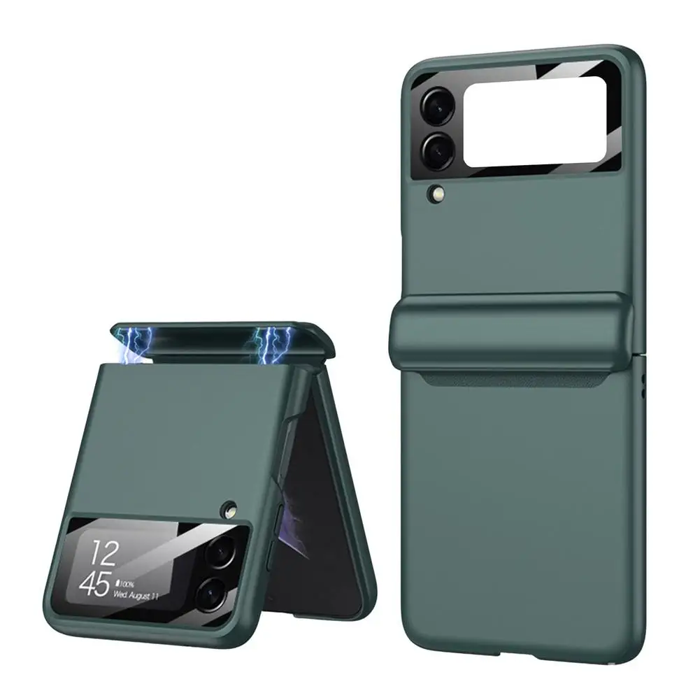

For Samsung Galaxy Z Flip 3 Magnetic Case Shockproof Phone Protective Case Cover For Samsung Galaxy Z Flip 3 5G Anti-shock Cover