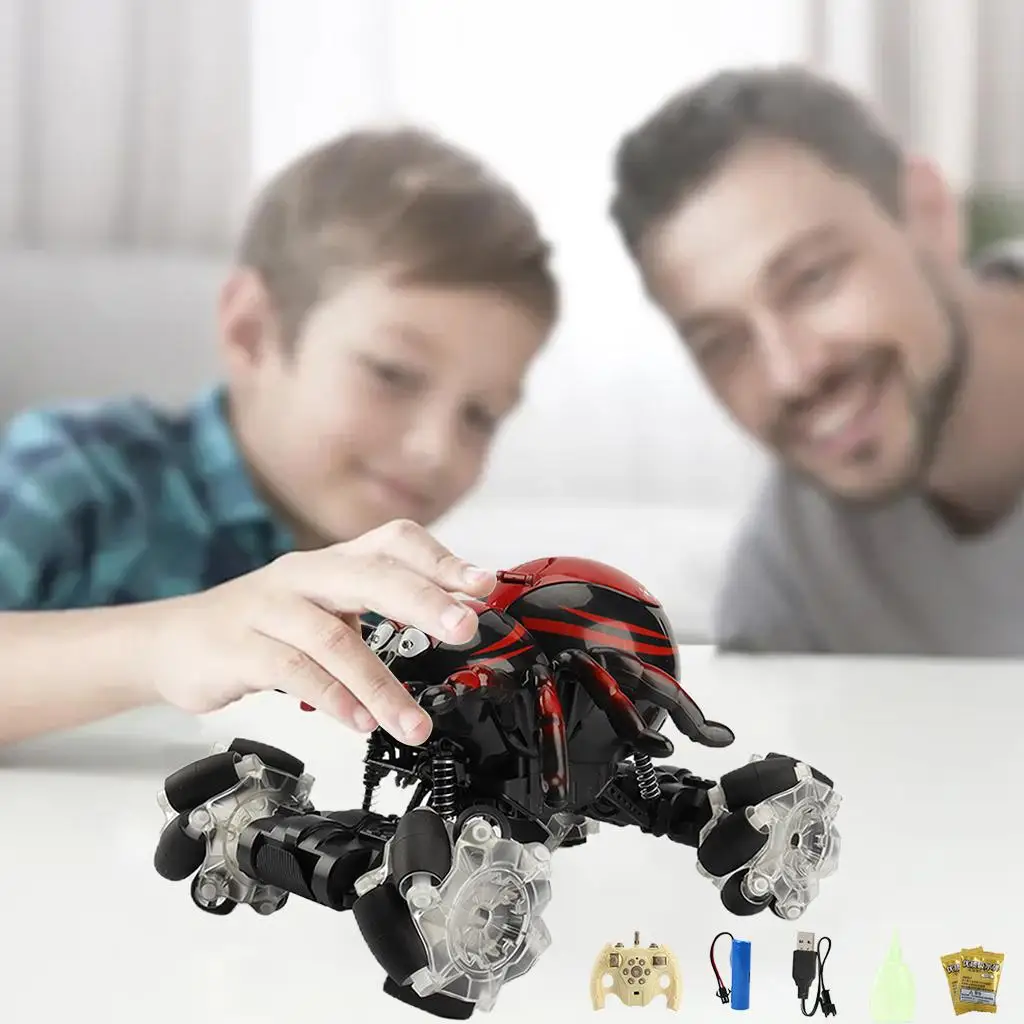 2 4 GHz RC резервуар водяной бомбы-Mecanum шины Демпфирование пружиной 1:18 1/18 грузовик