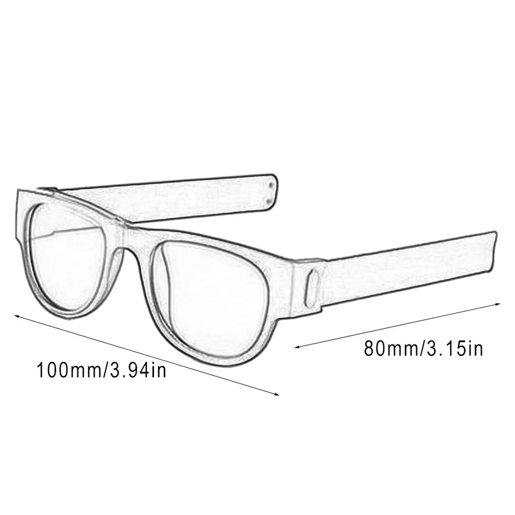 

2020 New Hot Sell Folding Snap Ring Riding Sunglasses Sunglasses Sunglasses For Men Sunglasses Folding Bracelet Sunglasses