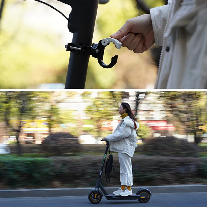 2Pcs Electric Scooter Aluminium Bags Hook For Ninebot Max G30 Kickscooter Hanger Gadget Claw | Спорт и развлечения