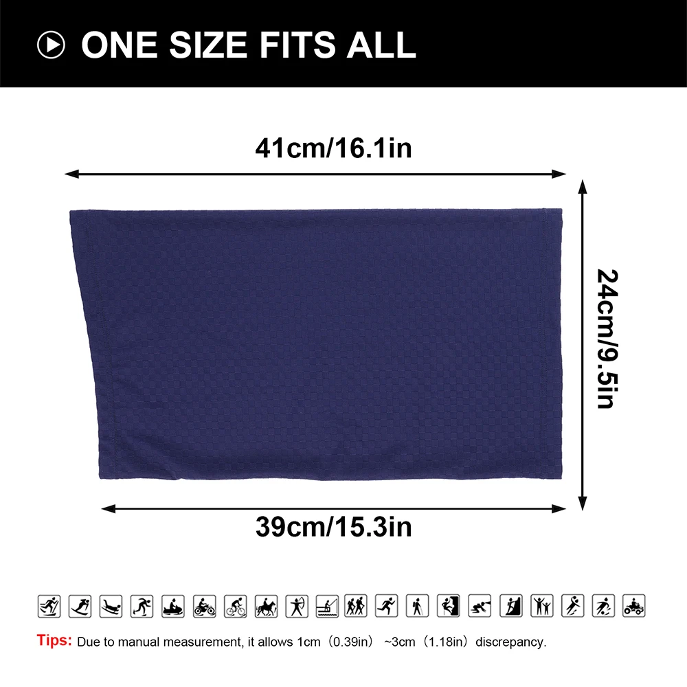 

Summer Ring Scarves Breathable Cool Pipe Scarf Bandana Neck Gaiter Elastic Half Face Covering Smooth Head UV Protect Men Women