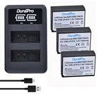 3 шт., комплект перезаряжаемых аккумуляторов 3 шт., 1500 мАч, для камер Canon 1100D 1200D Kiss X50 X70 Rebel T3 T5