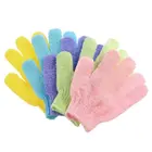 5 шт. ванна для пилинга Отшелушивающий рукавицы для душа щетка для тела пальцы Полотенца массаж тела губка для мытья увлажнение, спа пены