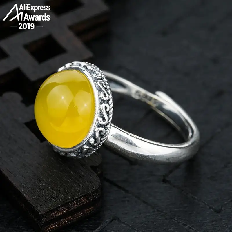 Oh My God so Beautiful S925 Стерлинговое Серебро украинские янтарные кольца Преувеличенные