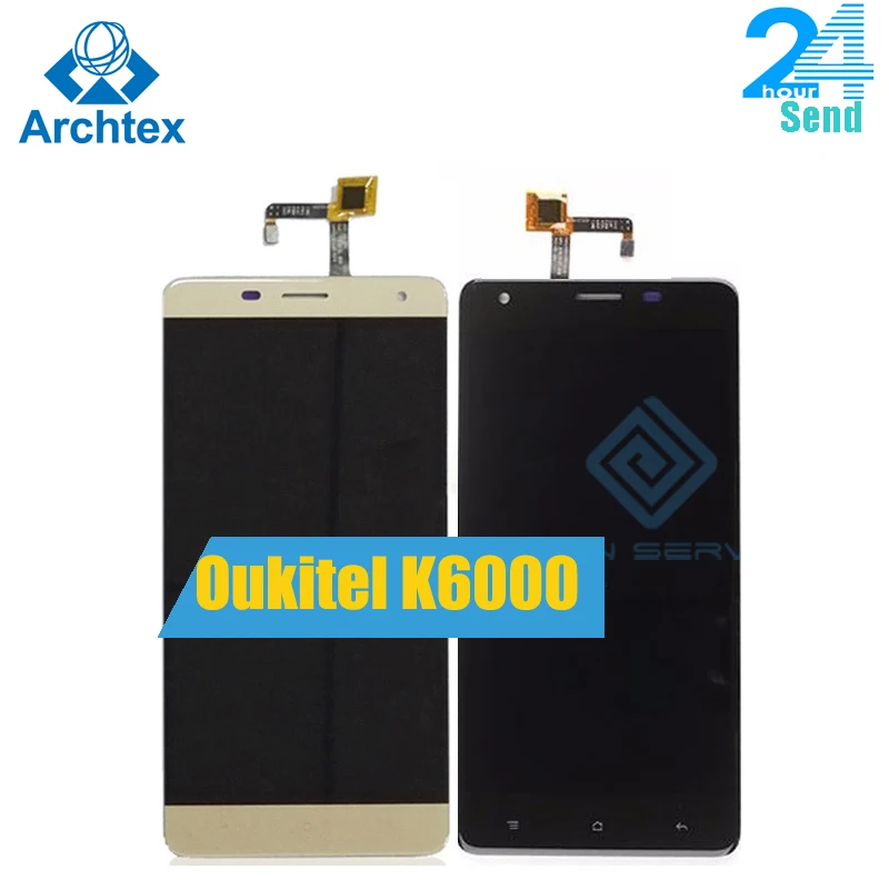 Для Oukitel K6000 LCD в мобильном телефоне ЖК дисплей и TP кодирующий преобразователь