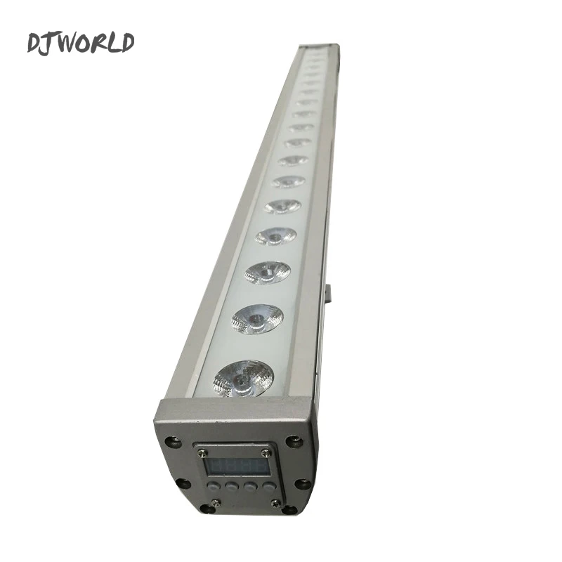 Djworld водонепроницаемый мыть настенный светодиодный светильник 18x12 Вт rgbw4в1