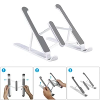 adjustable foldable laptop stand plastic tablet stand bracket laptop holder for macbook pro air ipad dell hp cooling bracket