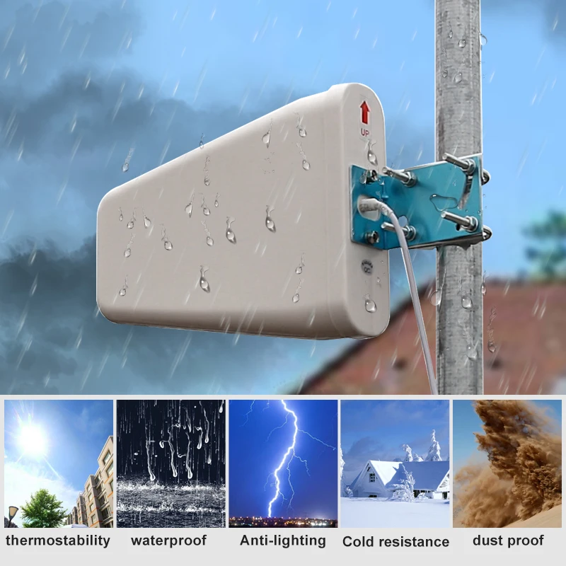 

GOBOOST 4g Gsm Signal Booster Cell Phone Signal Amplifier 2g 3g 4g Cellular Amplifier Led Dissplay Antenna 13 Cable a Set
