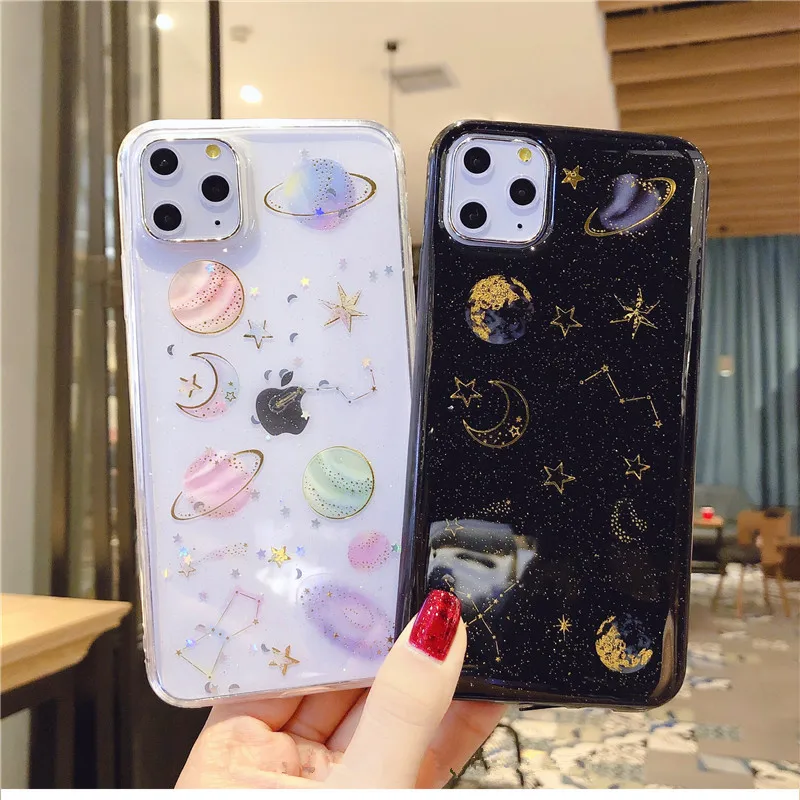 Блестящий Мягкий силиконовый чехол для iPhone 11 Pro Max 6 6S Plus 7 7plus 8 plus XR X XS MAX | Мобильные