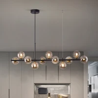 nordic pendant lights glass ball chandelier kitchen island pendant lamps for bedroom living room dining room deco led lighting