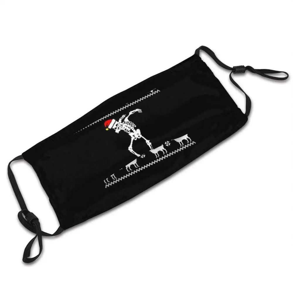 Рождественские маски модного скелета с движением Dab, связанные с праздником Рождества, свитер с оленями, доступные по низкой цене.