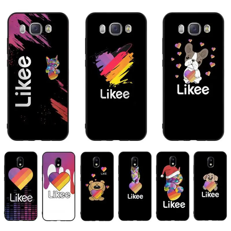 

YNDFCNB likee fashion Soft Phone Case Capa For Samsung J7 J8 J6 J4Plus J5 J7Prime J2 J5Prime M10 M20 M30